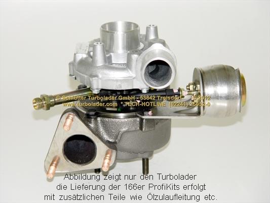 Schlütter Turbolader 166-00550 - Turbocompresseur, suralimentation cwaw.fr