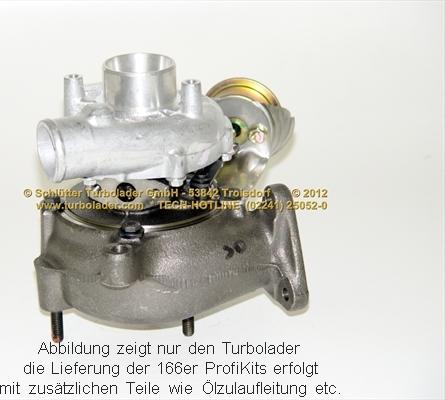 Schlütter Turbolader 166-00560 - Turbocompresseur, suralimentation cwaw.fr