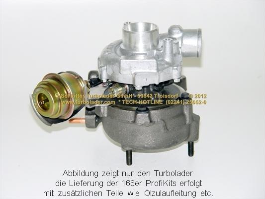 Schlütter Turbolader 166-00560 - Turbocompresseur, suralimentation cwaw.fr