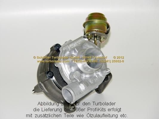 Schlütter Turbolader 166-00560 - Turbocompresseur, suralimentation cwaw.fr