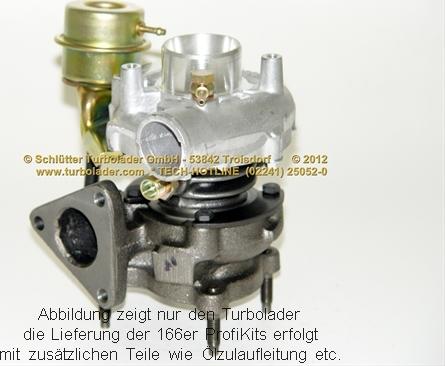 Schlütter Turbolader 166-00500 - Turbocompresseur, suralimentation cwaw.fr