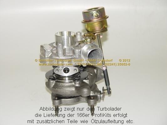 Schlütter Turbolader 166-00580 - Turbocompresseur, suralimentation cwaw.fr