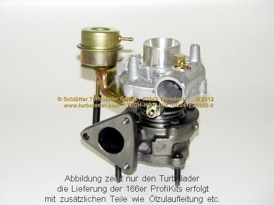 Schlütter Turbolader 166-00600 - Turbocompresseur, suralimentation cwaw.fr