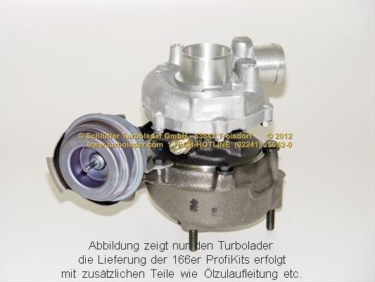 Schlütter Turbolader 166-00620 - Turbocompresseur, suralimentation cwaw.fr