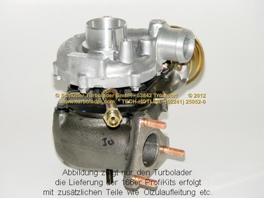 Schlütter Turbolader 166-00050 - Turbocompresseur, suralimentation cwaw.fr