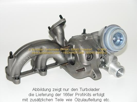 Schlütter Turbolader 166-00080EOL - Turbocompresseur, suralimentation cwaw.fr