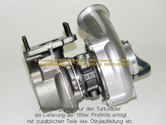 Schlütter Turbolader 166-00155 - Turbocompresseur, suralimentation cwaw.fr