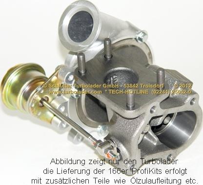 Schlütter Turbolader 166-00155 - Turbocompresseur, suralimentation cwaw.fr