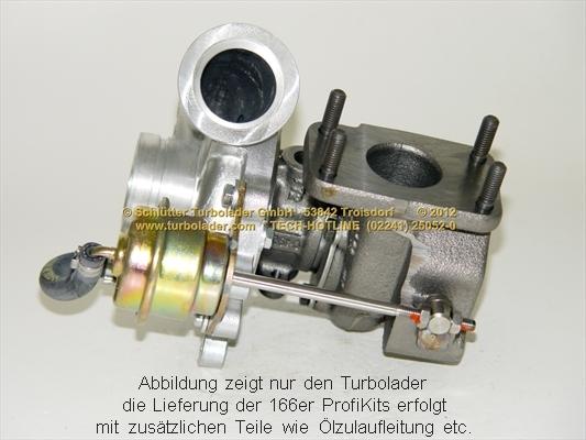 Schlütter Turbolader 166-00155 - Turbocompresseur, suralimentation cwaw.fr