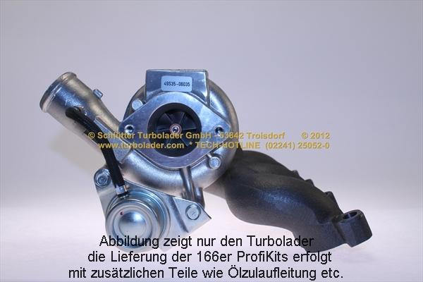 Schlütter Turbolader 166-00175 - Turbocompresseur, suralimentation cwaw.fr