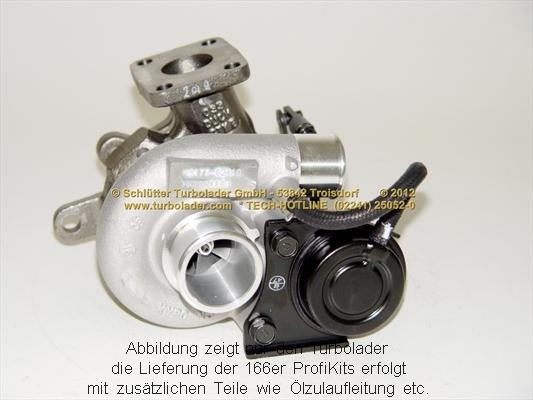 Schlütter Turbolader 166-00805 - Turbocompresseur, suralimentation cwaw.fr