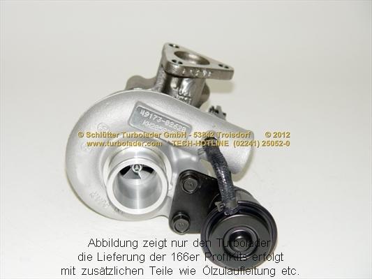 Schlütter Turbolader 166-00870 - Turbocompresseur, suralimentation cwaw.fr