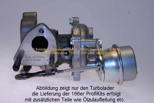 Schlütter Turbolader 166-00305 - Turbocompresseur, suralimentation cwaw.fr