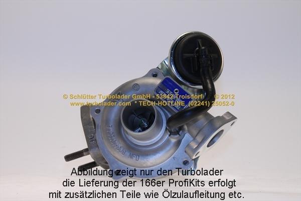 Schlütter Turbolader 166-00295 - Turbocompresseur, suralimentation cwaw.fr