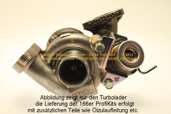 Schlütter Turbolader 166-01680 D - Turbocompresseur, suralimentation cwaw.fr