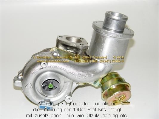 Schlütter Turbolader 166-01040 - Turbocompresseur, suralimentation cwaw.fr