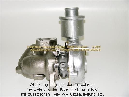 Schlütter Turbolader 166-01040EOL - Turbocompresseur, suralimentation cwaw.fr