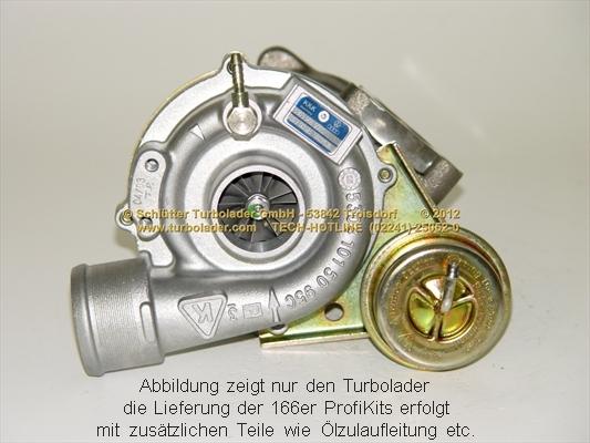 Schlütter Turbolader 166-01000 - Turbocompresseur, suralimentation cwaw.fr