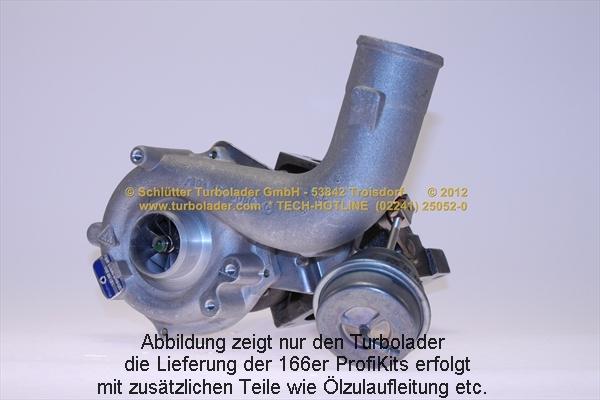 Schlütter Turbolader 166-01140 - Turbocompresseur, suralimentation cwaw.fr