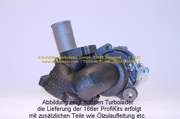 Schlütter Turbolader 166-06060 - Turbocompresseur, suralimentation cwaw.fr