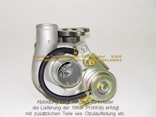 Schlütter Turbolader 166-01155 - Turbocompresseur, suralimentation cwaw.fr