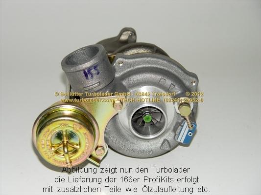 Schlütter Turbolader 166-01130 - Turbocompresseur, suralimentation cwaw.fr