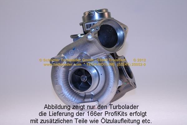 Schlütter Turbolader 166-06011 - Turbocompresseur, suralimentation cwaw.fr