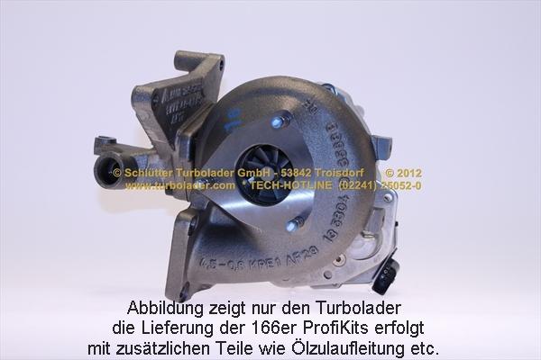 Schlütter Turbolader 166-02540 - Turbocompresseur, suralimentation cwaw.fr