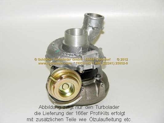 Schlütter Turbolader PRO-02020EOL - Turbocompresseur, suralimentation cwaw.fr