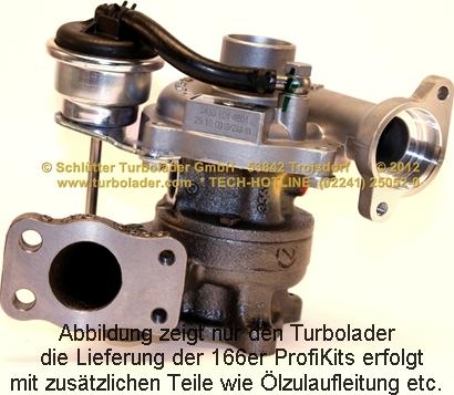 Schlütter Turbolader 166-07040 - Turbocompresseur, suralimentation cwaw.fr