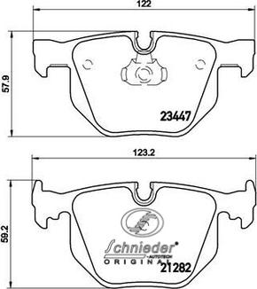 SCHNIEDER AUTOTECH SBP009-331 - Kit de plaquettes de frein, frein à disque cwaw.fr