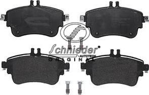 SCHNIEDER AUTOTECH SBP019-751 - Kit de plaquettes de frein, frein à disque cwaw.fr