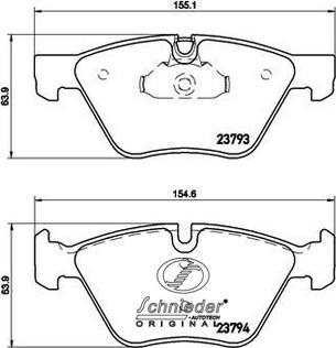 SCHNIEDER AUTOTECH SBP015-031 - Kit de plaquettes de frein, frein à disque cwaw.fr