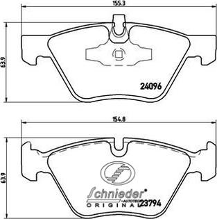 SCHNIEDER AUTOTECH SBP011-941 - Kit de plaquettes de frein, frein à disque cwaw.fr