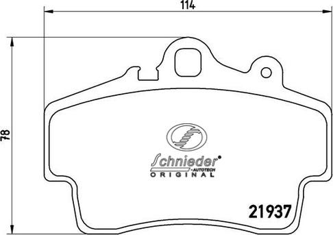 SCHNIEDER AUTOTECH SBP018-471 - Kit de plaquettes de frein, frein à disque cwaw.fr