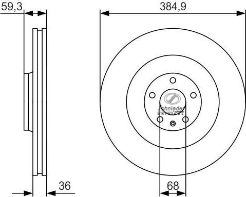 SCHNIEDER AUTOTECH VAS55.00276 - Disque de frein cwaw.fr