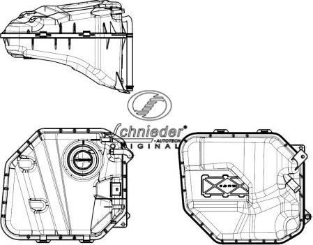 SCHNIEDER AUTOTECH VAS32.00016 - Vase d'expansion, liquide de refroidissement cwaw.fr