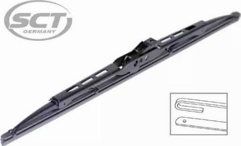 SCT-MANNOL 9483 REAR WIPER - Balai d'essuie-glace cwaw.fr