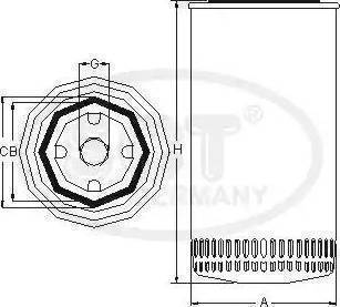 SCT-MANNOL SM 5006 - Filtre à huile cwaw.fr