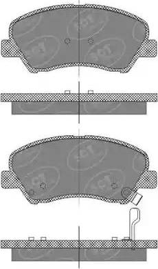 SCT-MANNOL SP 667 PR - Kit de plaquettes de frein, frein à disque cwaw.fr