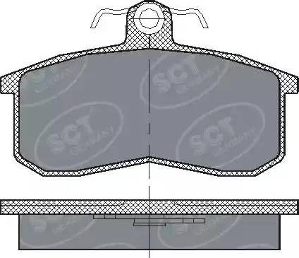 SCT-MANNOL SP 101 PR - Kit de plaquettes de frein, frein à disque cwaw.fr