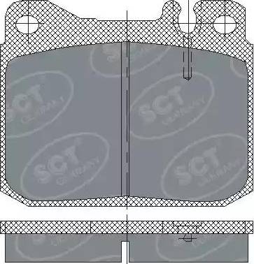 SCT-MANNOL SP 103 PR - Kit de plaquettes de frein, frein à disque cwaw.fr