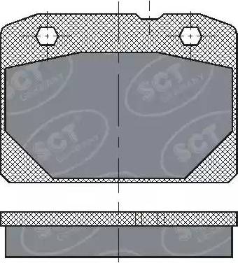 SCT-MANNOL SP 102 PR - Kit de plaquettes de frein, frein à disque cwaw.fr