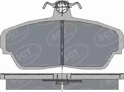 SCT-MANNOL SP 187 PR - Kit de plaquettes de frein, frein à disque cwaw.fr