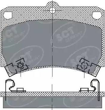 SCT-MANNOL SP 131 PR - Kit de plaquettes de frein, frein à disque cwaw.fr