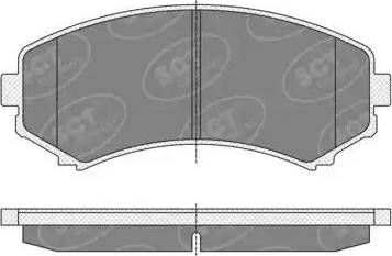 SCT-MANNOL SP 344 PR - Kit de plaquettes de frein, frein à disque cwaw.fr