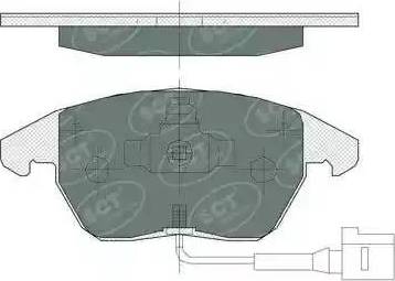 SCT-MANNOL SP 367 PR - Kit de plaquettes de frein, frein à disque cwaw.fr