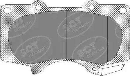 SCT-MANNOL SP 328 PR - Kit de plaquettes de frein, frein à disque cwaw.fr