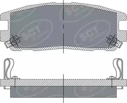 SCT-MANNOL SP 248 PR - Kit de plaquettes de frein, frein à disque cwaw.fr