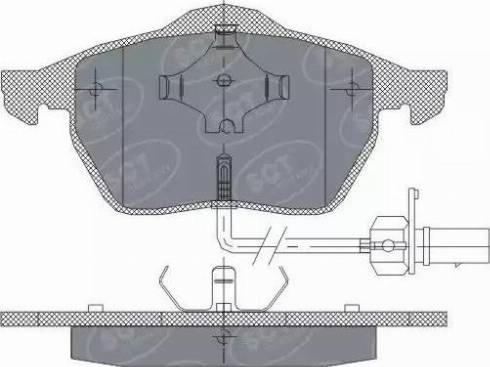 SCT-MANNOL SP 259 PR - Kit de plaquettes de frein, frein à disque cwaw.fr